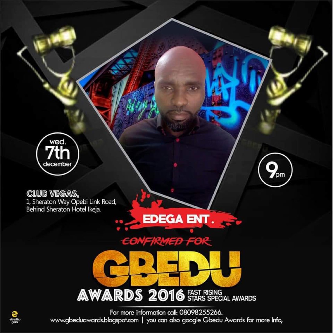 EDEGA Entertainment honoured at the Gbedu Awards 2016