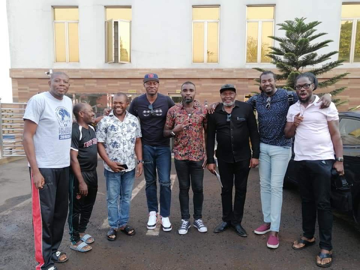 EDEGA cast and crew on location